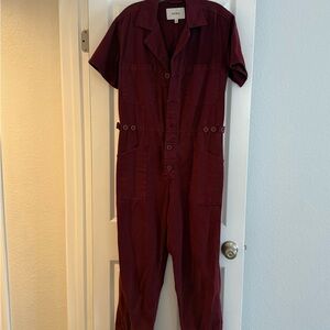 Pistola Burgundy “Grover” Jumpsuit
